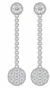 Sterling Silver Semi Mount Earrings Setting Round RD 3.5mm - Syzjewelry